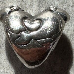 Trollbeads Sterling Silver Hugging Hearts Bead
